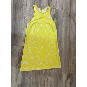 Mahi Gold Charlotte Dress in blossom print‎ Size XS Keyhole Back